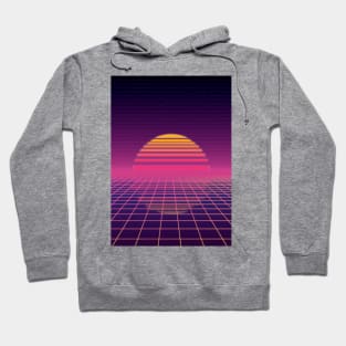 Retro Wave Sunset Pattern |  Positivity Hoodie